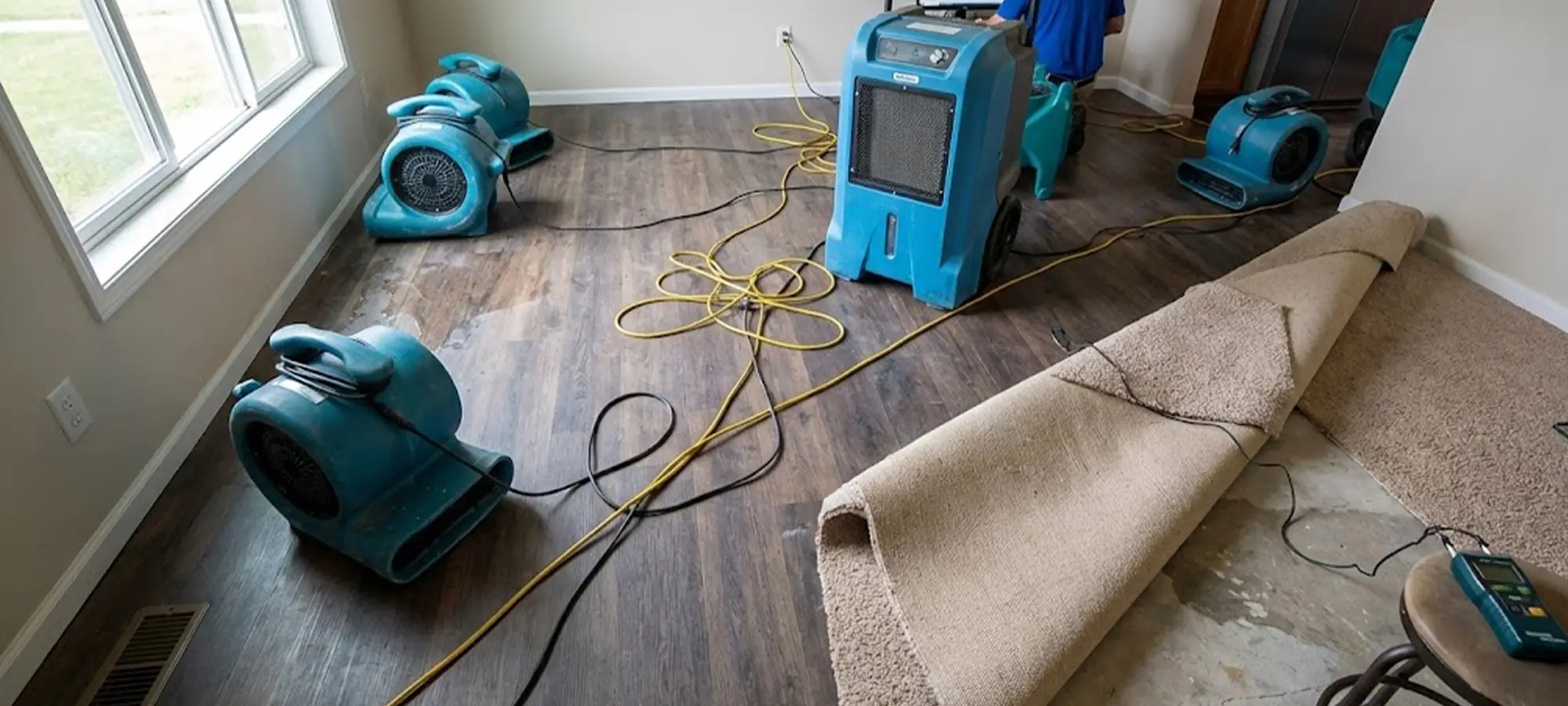 Water damage restoration service in Miami